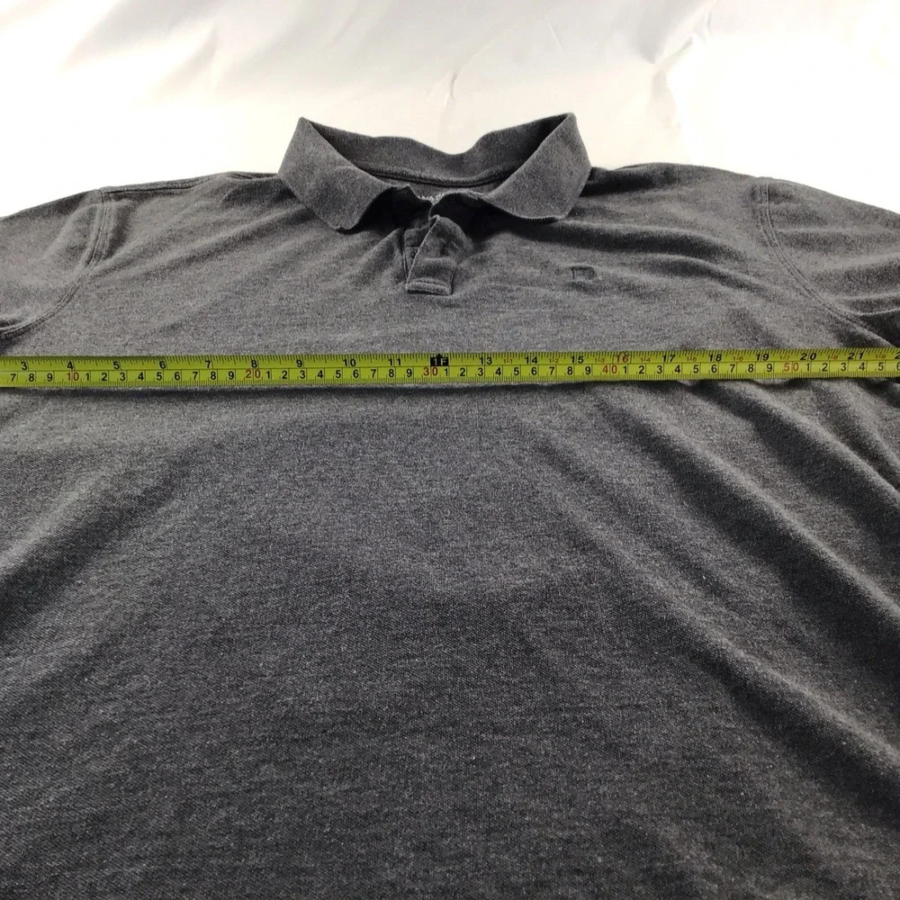 Banana Republic Polo Shirt with Elephant Logo Casual Cotton Men's XL Gray